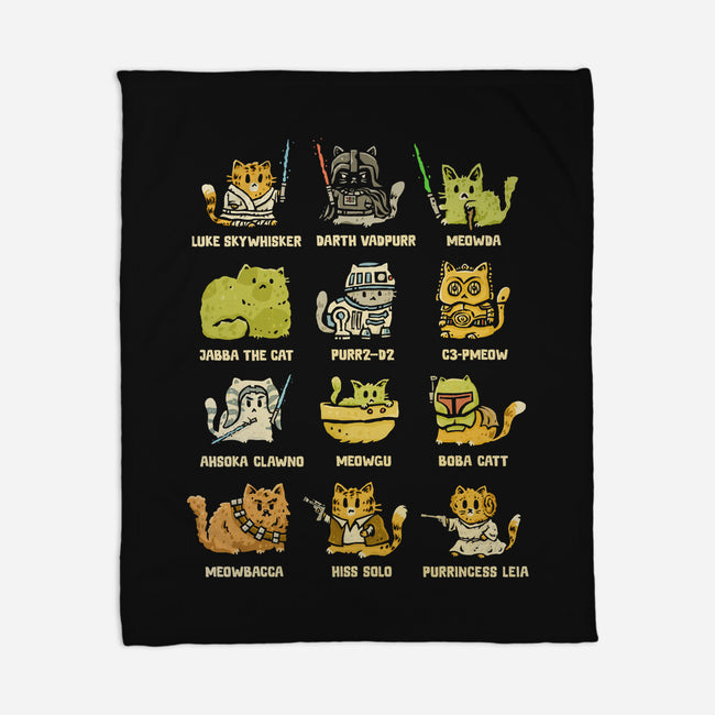 Star Kittens-None-Fleece-Blanket-kg07