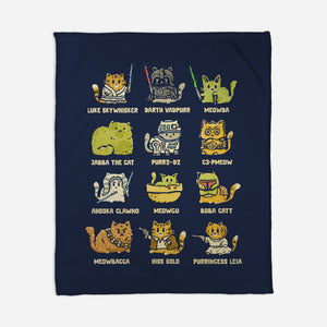 Star Kittens-None-Fleece-Blanket-kg07