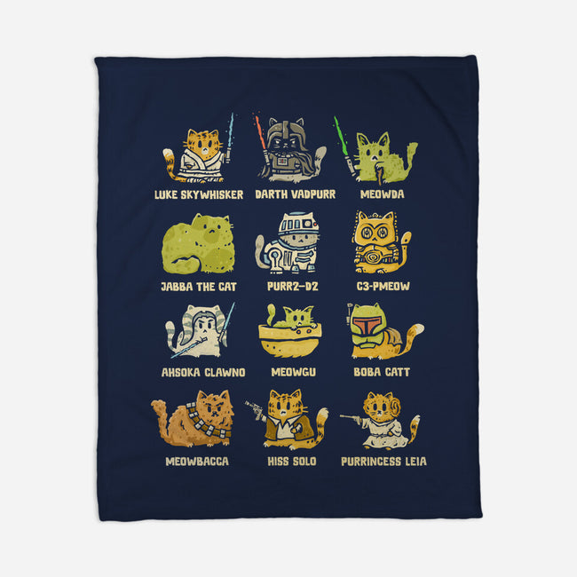 Star Kittens-None-Fleece-Blanket-kg07