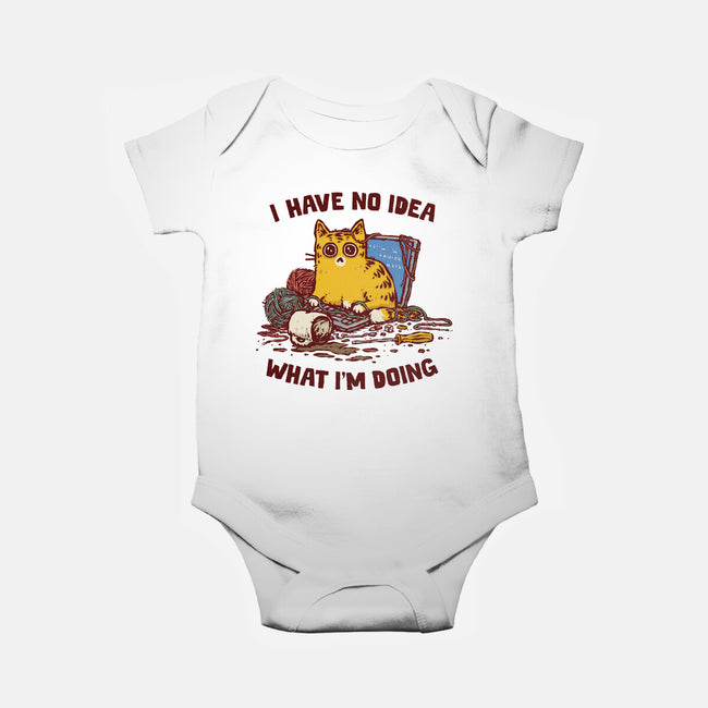 I Have No Idea What I Am Doing-Baby-Basic-Onesie-kg07