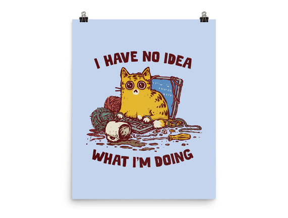 I Have No Idea What I Am Doing