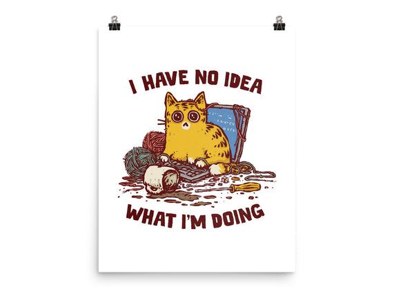 I Have No Idea What I Am Doing