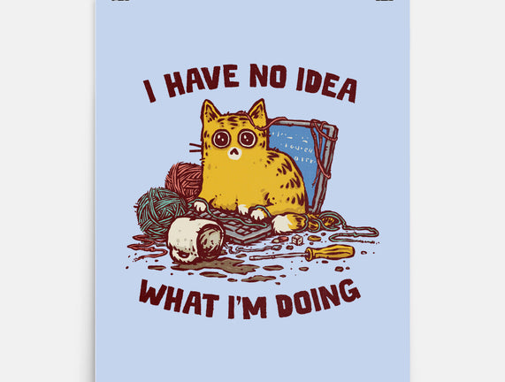 I Have No Idea What I Am Doing