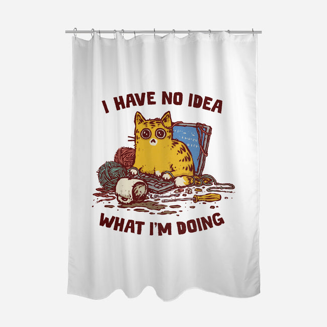 I Have No Idea What I Am Doing-None-Polyester-Shower Curtain-kg07