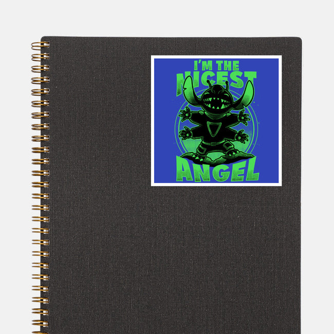Cute Alien Nice Angel-None-Glossy-Sticker-Studio Mootant