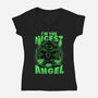 Cute Alien Nice Angel-Womens-V-Neck-Tee-Studio Mootant