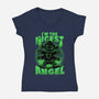 Cute Alien Nice Angel-Womens-V-Neck-Tee-Studio Mootant
