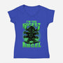Cute Alien Nice Angel-Womens-V-Neck-Tee-Studio Mootant