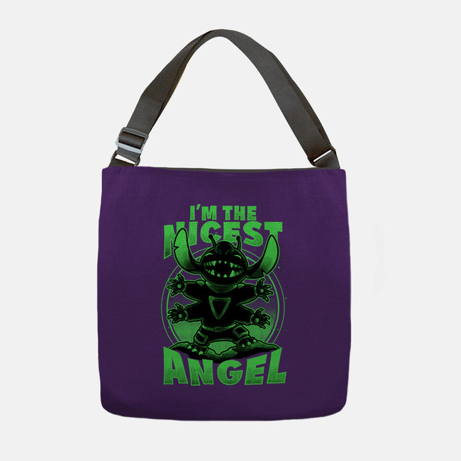 Cute Alien Nice Angel-None-Adjustable Tote-Bag-Studio Mootant