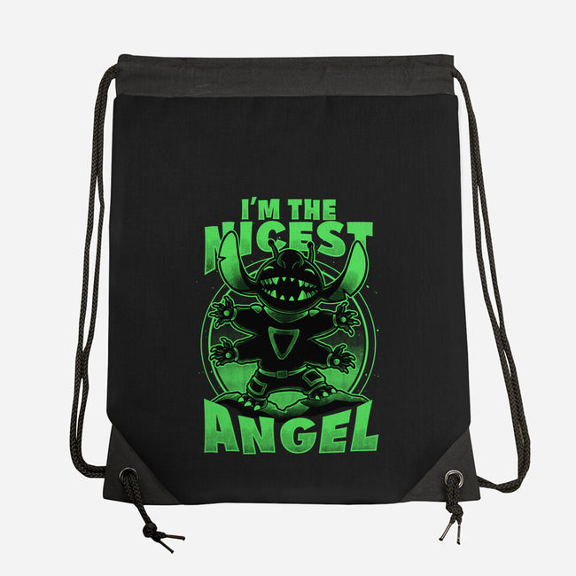 Cute Alien Nice Angel-None-Drawstring-Bag-Studio Mootant