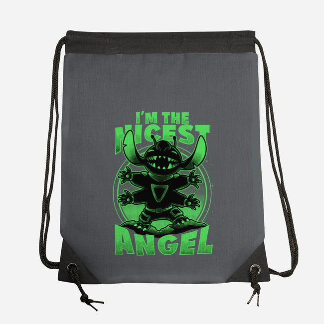 Cute Alien Nice Angel-None-Drawstring-Bag-Studio Mootant