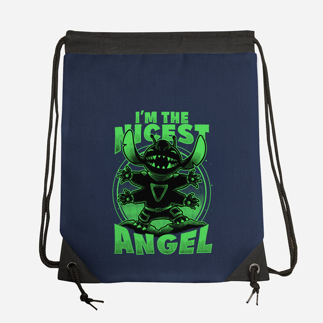 Cute Alien Nice Angel-None-Drawstring-Bag-Studio Mootant
