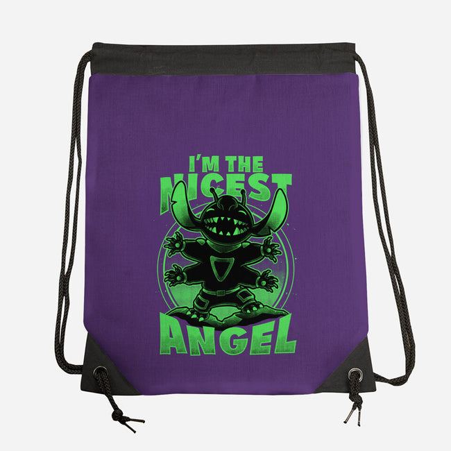 Cute Alien Nice Angel-None-Drawstring-Bag-Studio Mootant