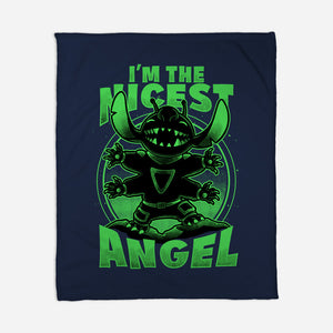 Cute Alien Nice Angel-None-Fleece-Blanket-Studio Mootant