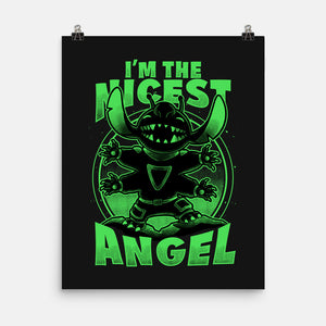 Cute Alien Nice Angel-None-Matte-Poster-Studio Mootant