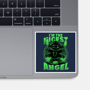 Cute Alien Nice Angel-None-Glossy-Sticker-Studio Mootant