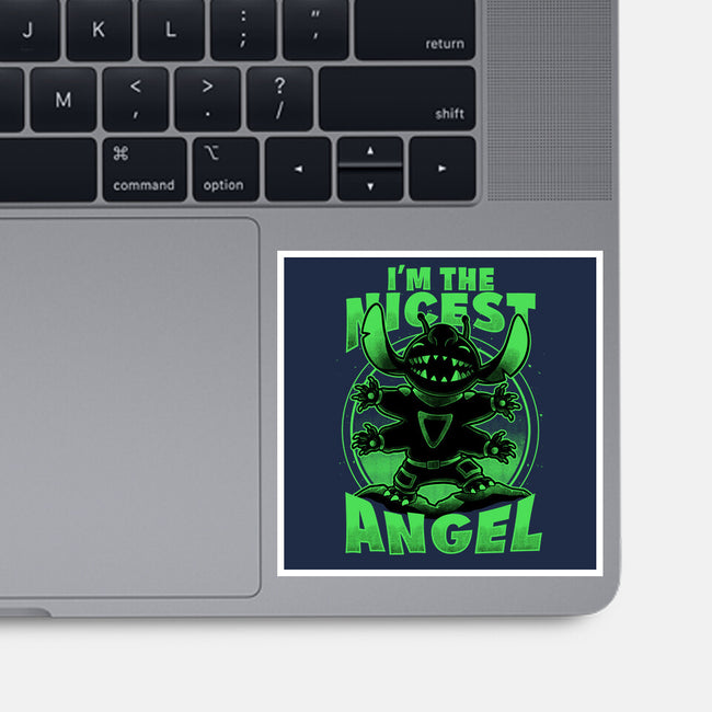 Cute Alien Nice Angel-None-Glossy-Sticker-Studio Mootant