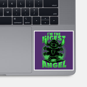 Cute Alien Nice Angel-None-Glossy-Sticker-Studio Mootant