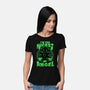 Cute Alien Nice Angel-Womens-Basic-Tee-Studio Mootant