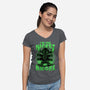 Cute Alien Nice Angel-Womens-V-Neck-Tee-Studio Mootant
