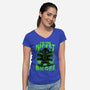 Cute Alien Nice Angel-Womens-V-Neck-Tee-Studio Mootant