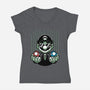 Game Mushroom Choice-Womens-V-Neck-Tee-Studio Mootant