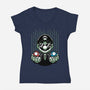 Game Mushroom Choice-Womens-V-Neck-Tee-Studio Mootant