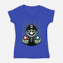 Game Mushroom Choice-Womens-V-Neck-Tee-Studio Mootant