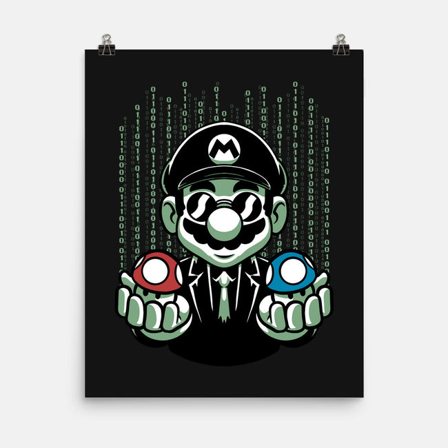 Game Mushroom Choice-None-Matte-Poster-Studio Mootant