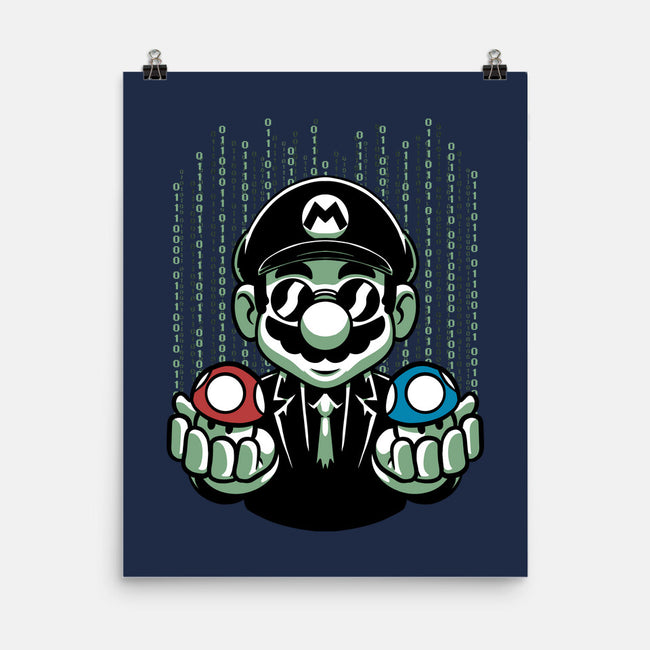 Game Mushroom Choice-None-Matte-Poster-Studio Mootant