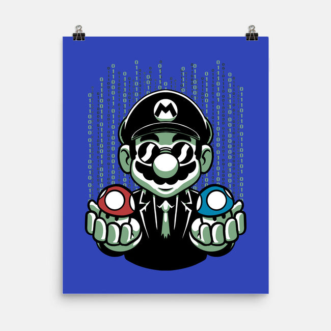 Game Mushroom Choice-None-Matte-Poster-Studio Mootant