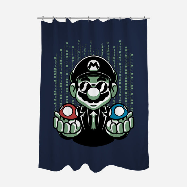Game Mushroom Choice-None-Polyester-Shower Curtain-Studio Mootant