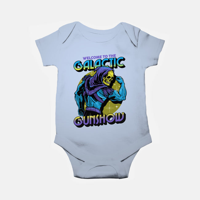 Welcome To The Galactic Gun Show-Baby-Basic-Onesie-glitchygorilla