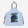 Welcome To The Galactic Gun Show-Unisex-Kitchen-Apron-glitchygorilla