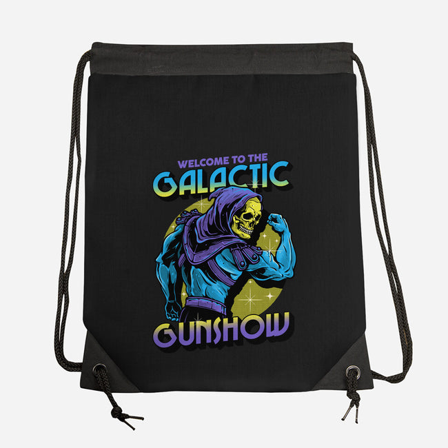 Welcome To The Galactic Gun Show-None-Drawstring-Bag-glitchygorilla