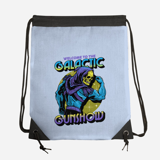 Welcome To The Galactic Gun Show-None-Drawstring-Bag-glitchygorilla