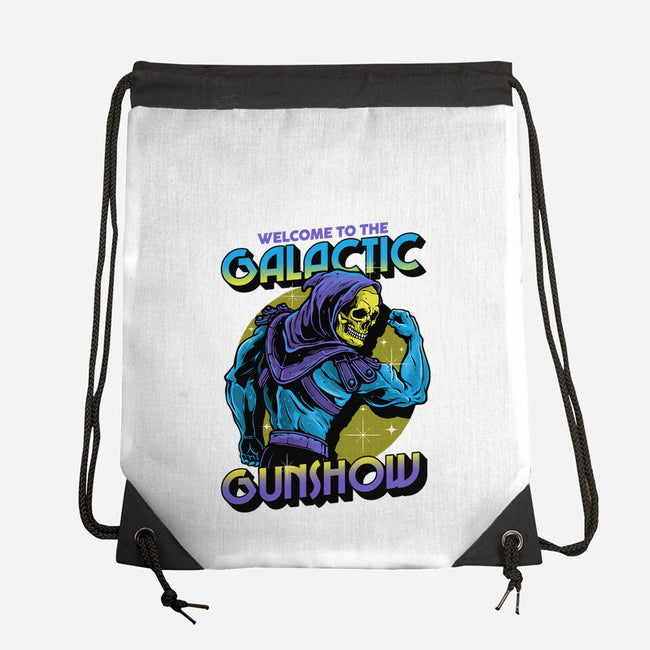 Welcome To The Galactic Gun Show-None-Drawstring-Bag-glitchygorilla