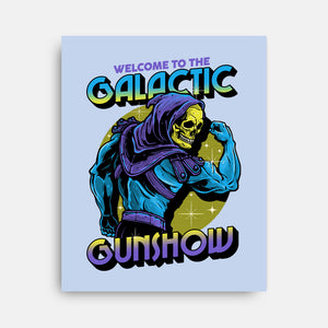 Welcome To The Galactic Gun Show-None-Stretched-Canvas-glitchygorilla
