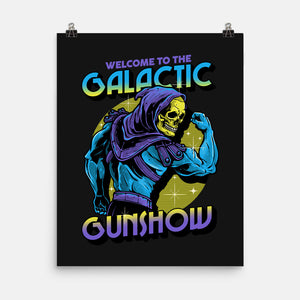 Welcome To The Galactic Gun Show-None-Matte-Poster-glitchygorilla