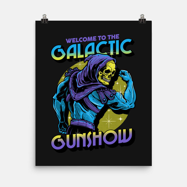Welcome To The Galactic Gun Show-None-Matte-Poster-glitchygorilla