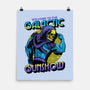 Welcome To The Galactic Gun Show-None-Matte-Poster-glitchygorilla