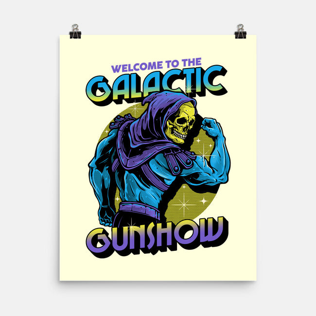 Welcome To The Galactic Gun Show-None-Matte-Poster-glitchygorilla