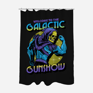 Welcome To The Galactic Gun Show-None-Polyester-Shower Curtain-glitchygorilla