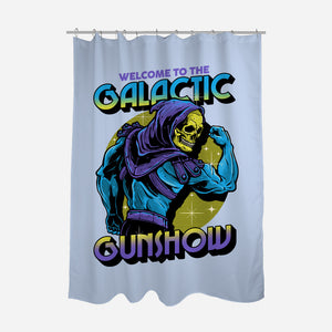 Welcome To The Galactic Gun Show-None-Polyester-Shower Curtain-glitchygorilla