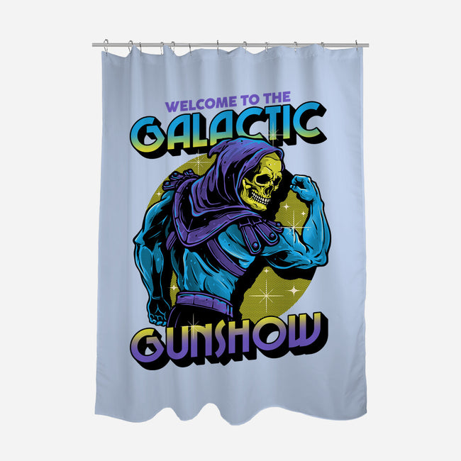 Welcome To The Galactic Gun Show-None-Polyester-Shower Curtain-glitchygorilla