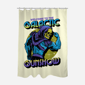 Welcome To The Galactic Gun Show-None-Polyester-Shower Curtain-glitchygorilla