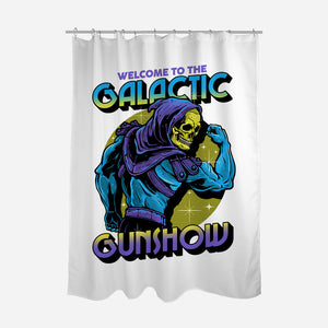 Welcome To The Galactic Gun Show-None-Polyester-Shower Curtain-glitchygorilla