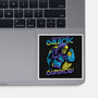 Welcome To The Galactic Gun Show-None-Glossy-Sticker-glitchygorilla