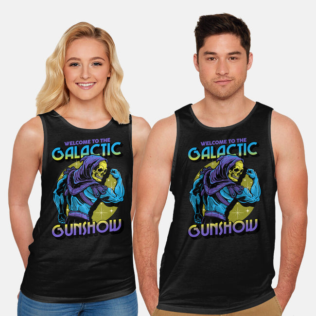 Welcome To The Galactic Gun Show-Unisex-Basic-Tank-glitchygorilla