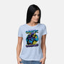 Welcome To The Galactic Gun Show-Womens-Basic-Tee-glitchygorilla
